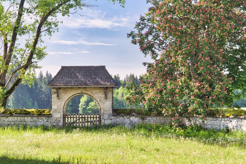 Moon Gate in Garden